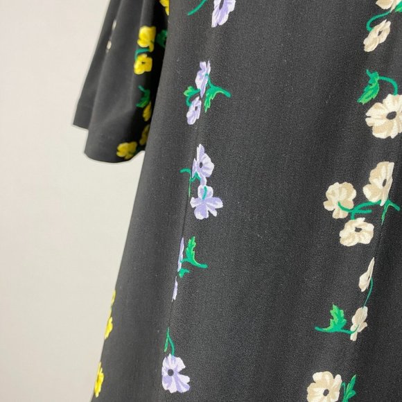 Ann Taylor S Floral Patterned Off The Shoulder Short Sleeve Blouse Top - Picture 11 of 12